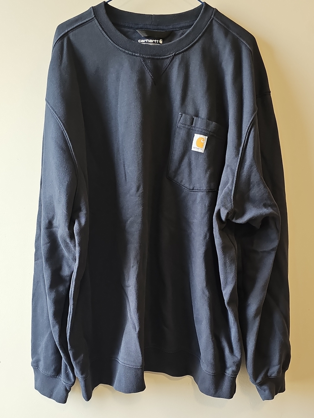 Carhartt XXL Dark Blue Loose Fit Crewneck Sweatshirt